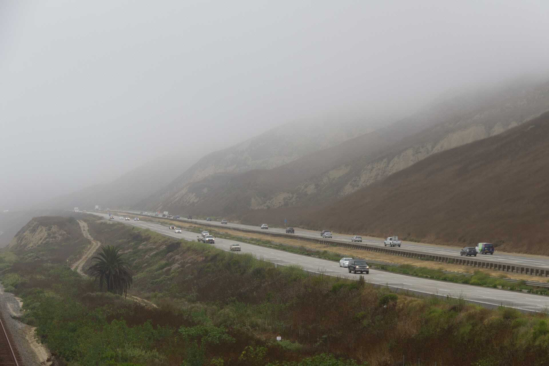 Highway von Ventura nach Santa Barbara am Morgen
