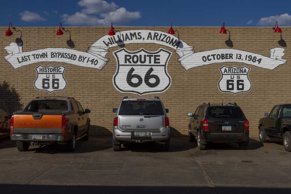 Williams war die letzte Stadt an der alten Route 66
