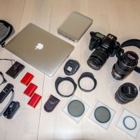 Meine SLR Ausrüstung für die Tour