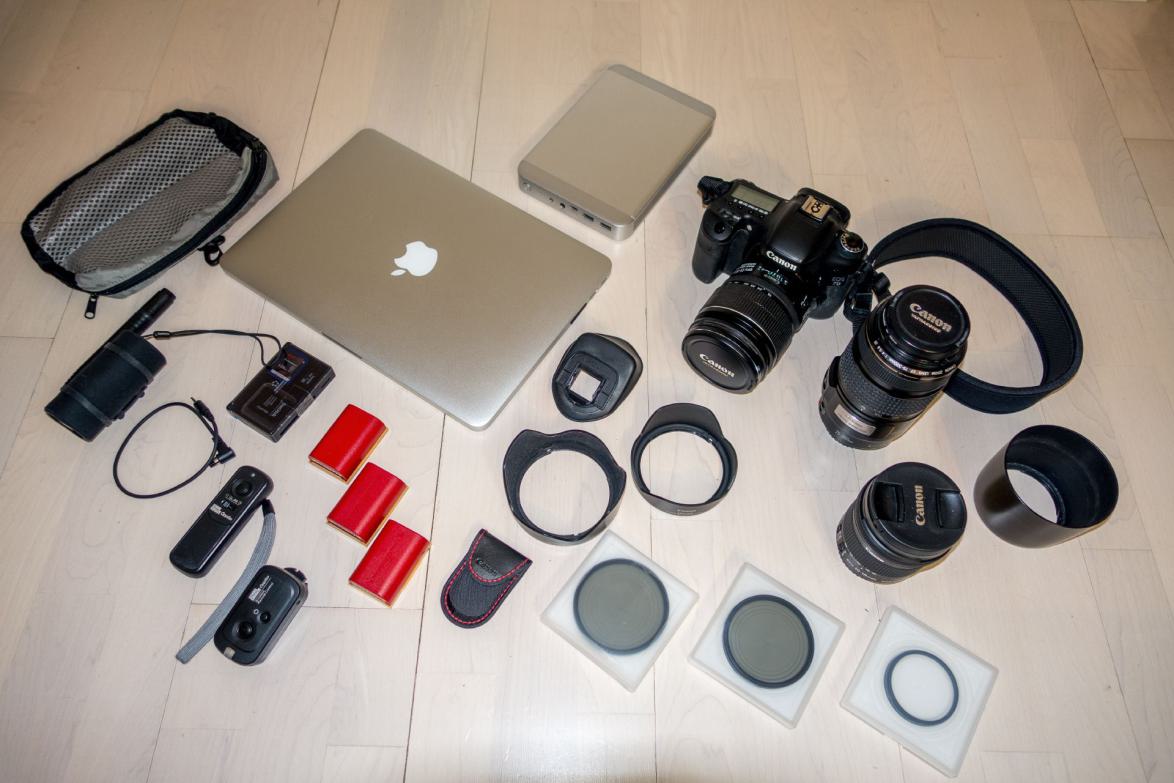 Meine SLR Ausrüstung für die Tour